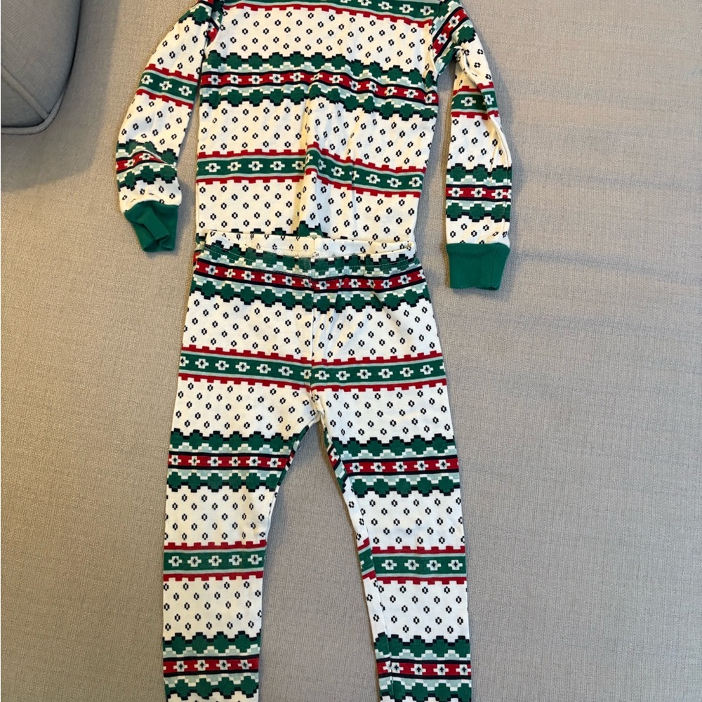 Carter's Green and White Pajama Set